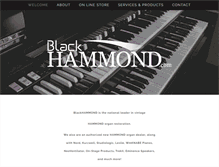 Tablet Screenshot of blackhammond.com